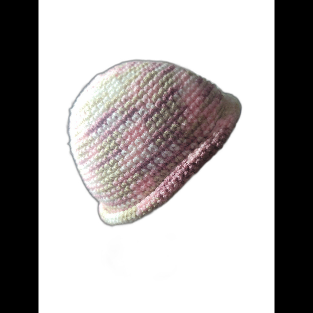 Hand-Crocheted Beanie Cap for Women or Children - Picture 2 of 8